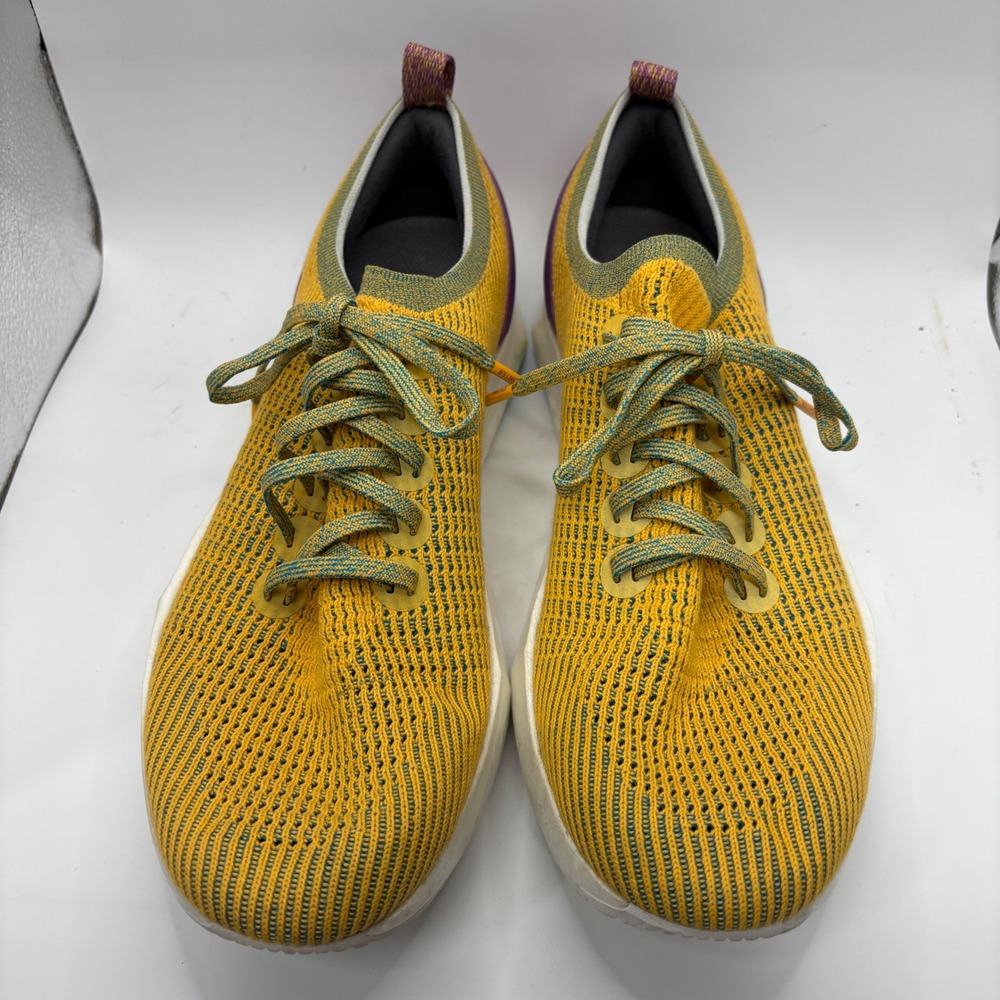Allbirds Tree Flyer Mens 10 Running Shoes Yellow Purple SwiftFoam Sneakers